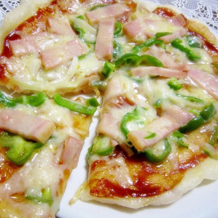 お餅de簡単ピザ!